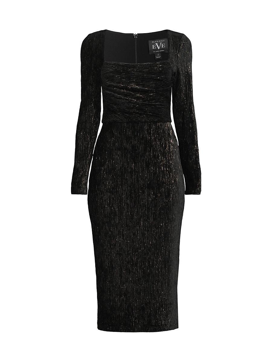 Womens Xander Pliss Cocktail Sheath Dress Product Image