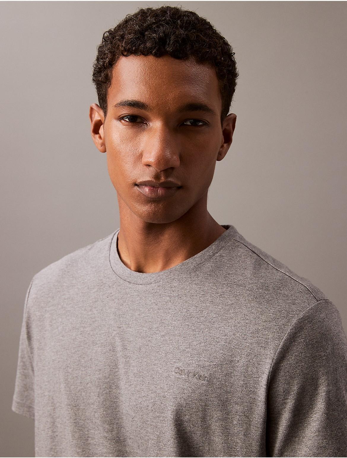 Calvin Klein Mens Liquid Touch Crewneck T-Shirt - Green Product Image