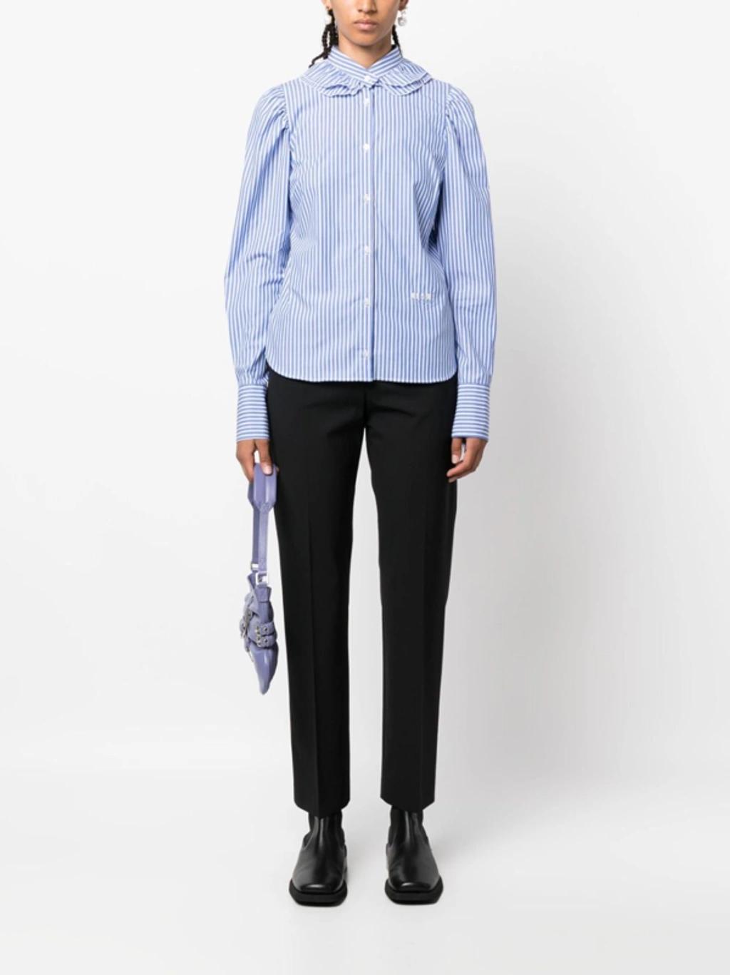 MSGM Slim-fit Tailored Trousers In Black Product Image