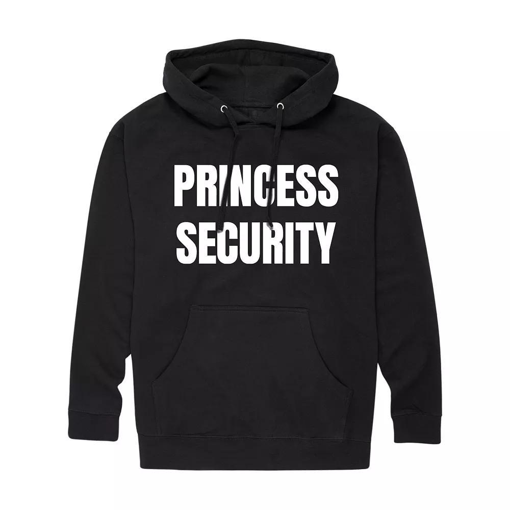 Men's Princess Security Hoodie, Size: XL, Black Product Image