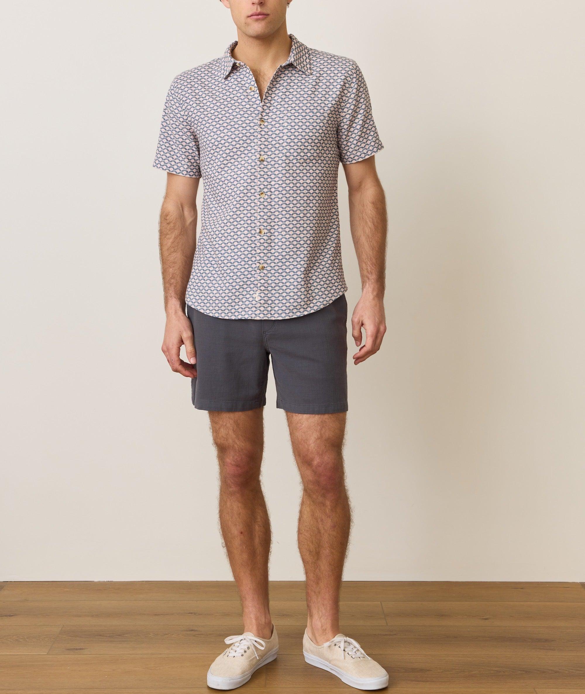 Stretch Selvage Short Sleeve Shirt Product Image