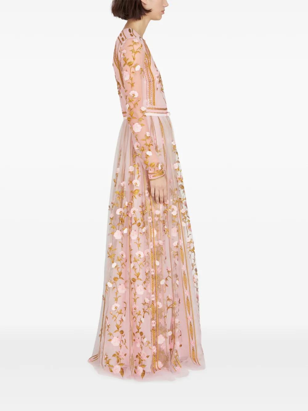 embroidered tulle dress Product Image