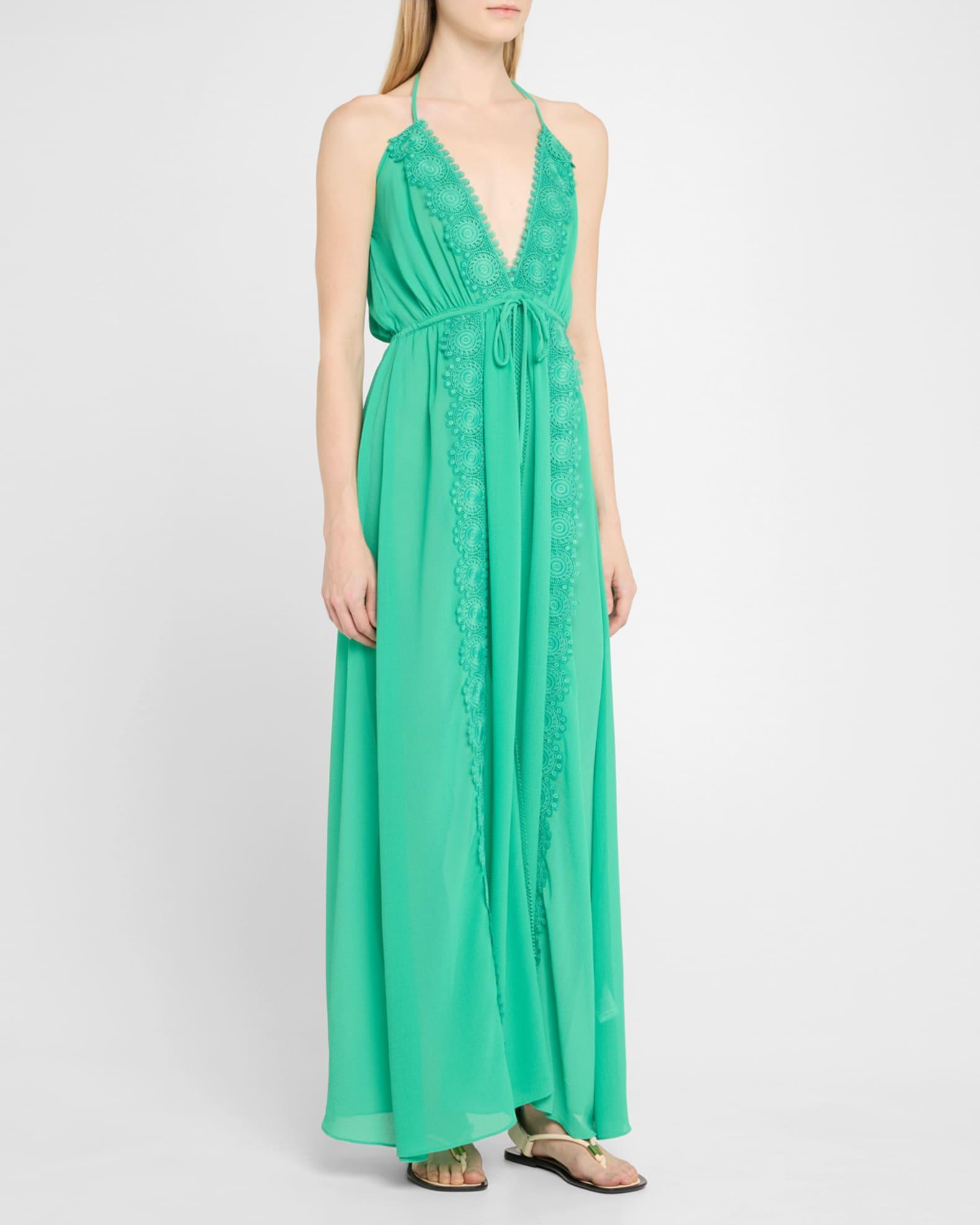 Nikole Embroidered Maxi Dress Product Image