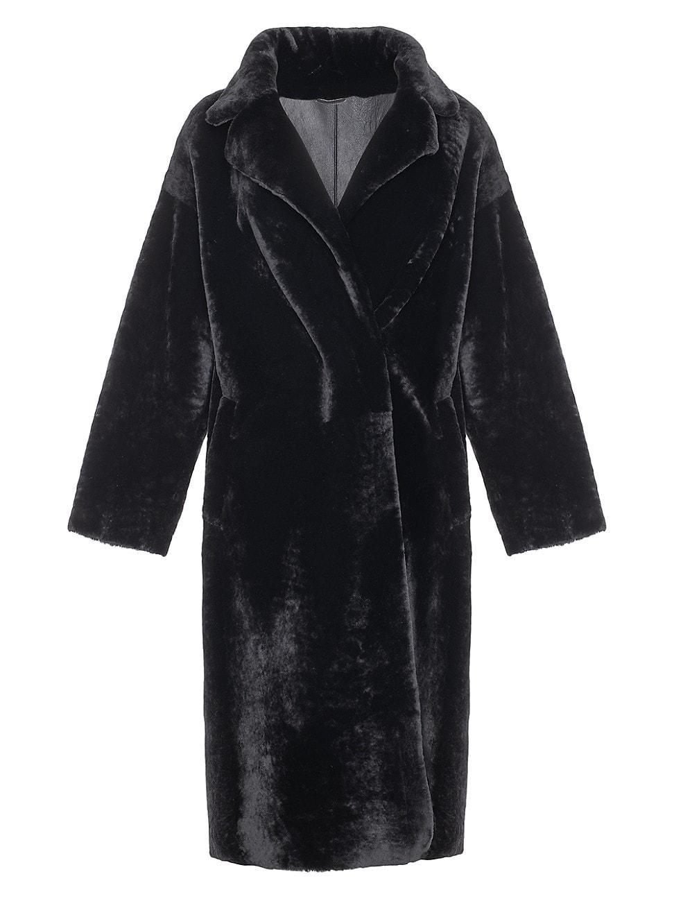 Womens Select Shearling Lamb Short Coat Product Image