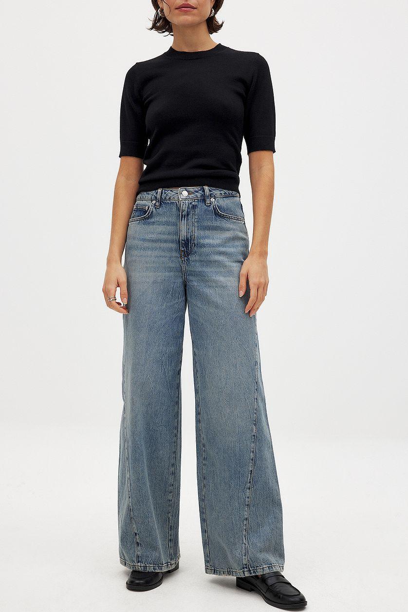 High Waist Extra Wide Leg Denim Product Image