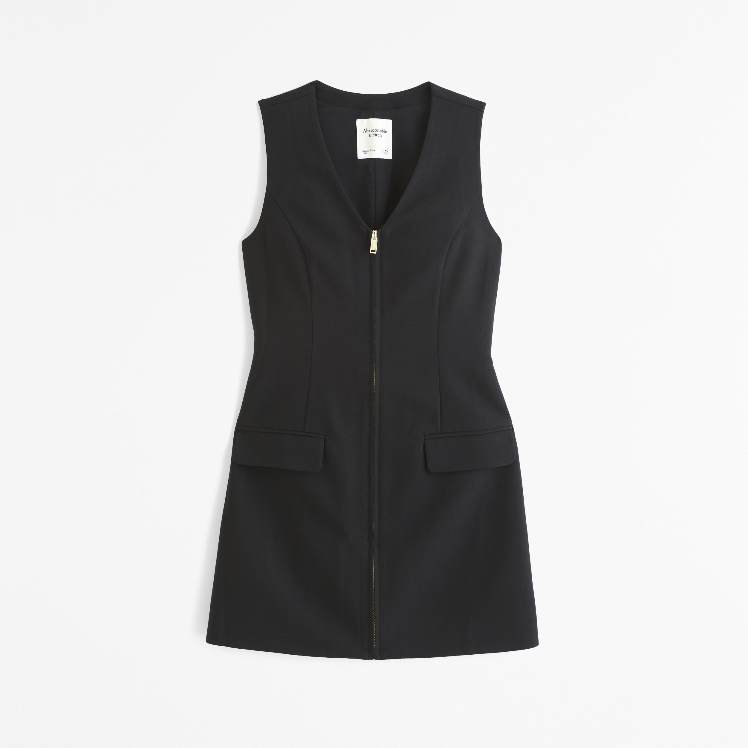 The A&F Mara Zip-Up Mini Dress Product Image