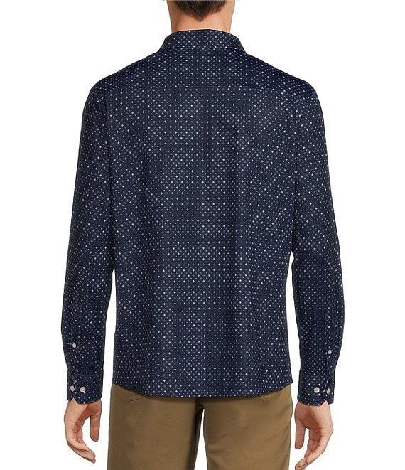 Hart Schaffner Marx Geo Print Luxury Performance Sportshirt Product Image