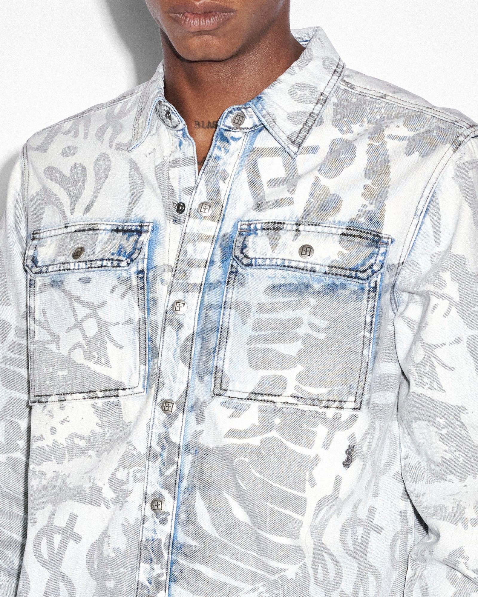 SCORPIO LS SHIRT KOLLAGE ICEY Male Product Image