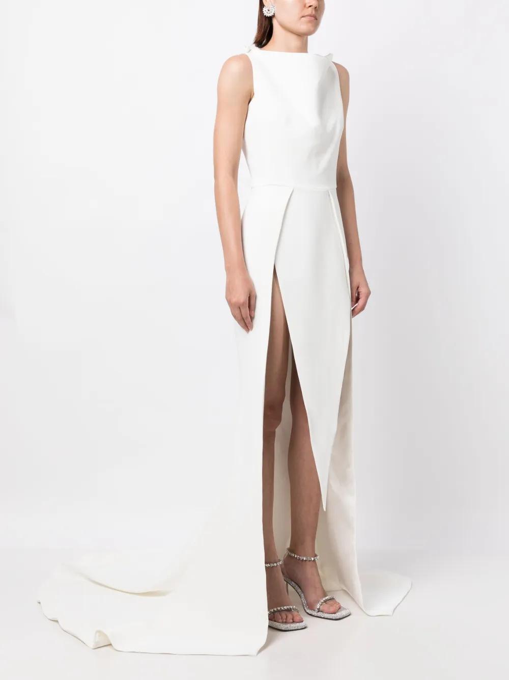 Obcession fishtail-train gown Product Image