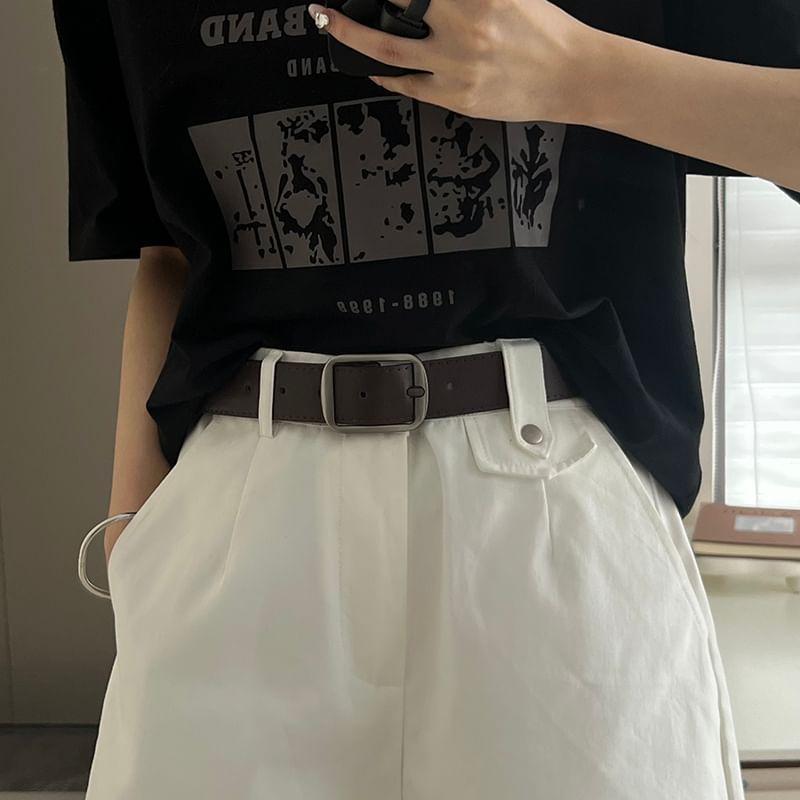 Faux Leather Belt Product Image