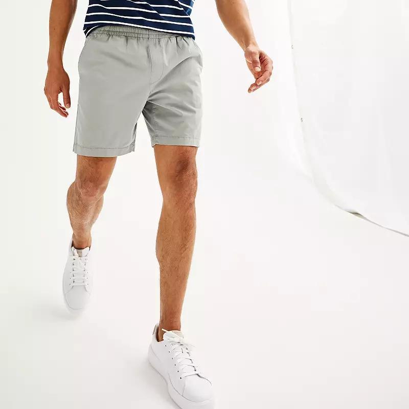 Men's Sonoma Goods For Life® 7" Everyday Pull-On Shorts, Size: Large 7 INCH, Sweet Pecans Product Image