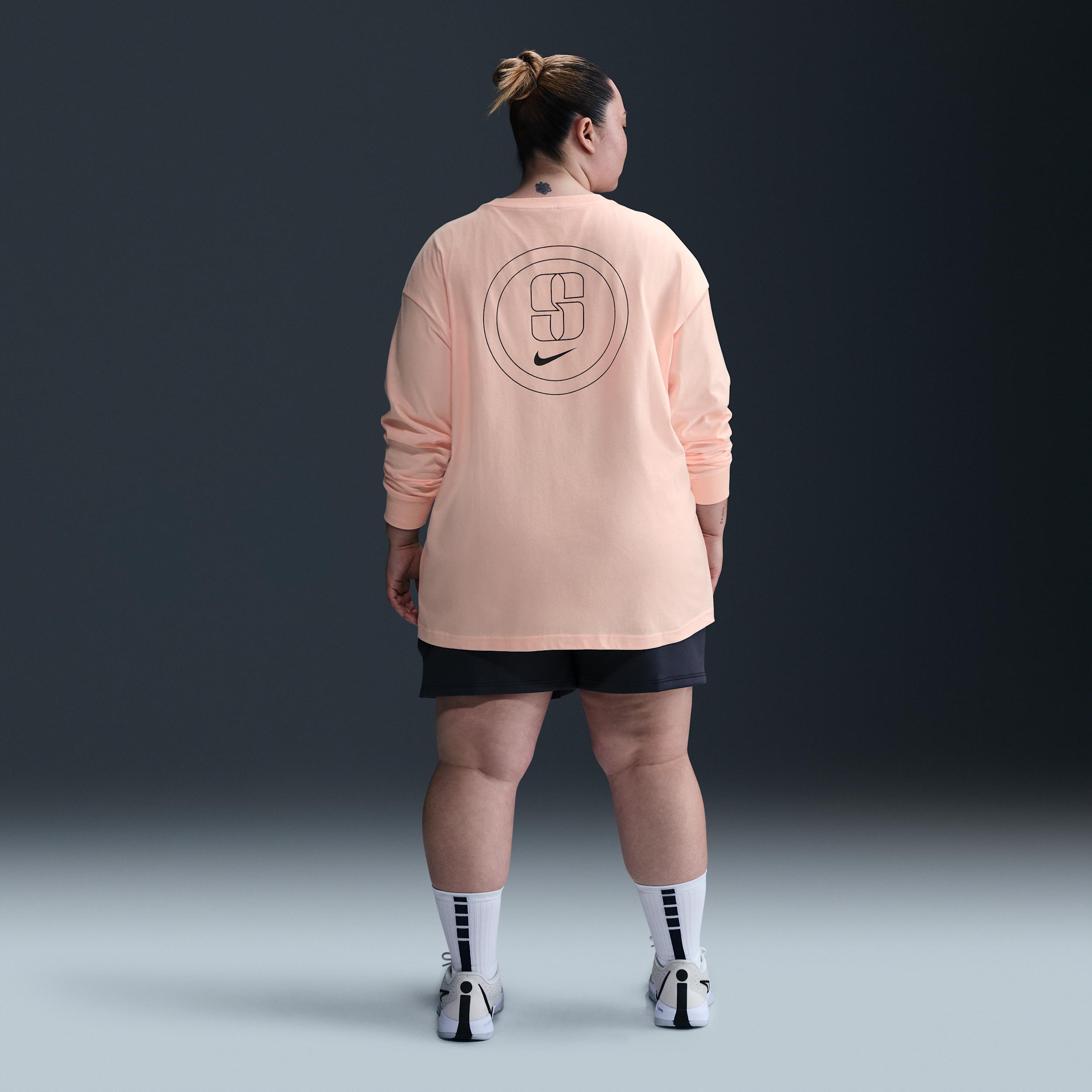 Nike Womens Sabrina Long-Sleeve Basketball T-Shirt (Plus Size) Product Image