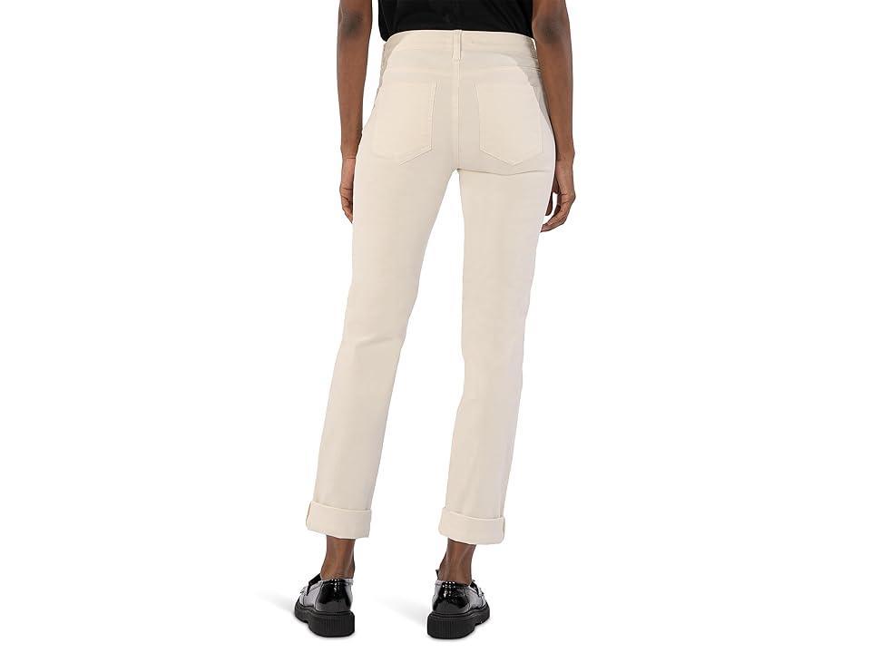 KUT from the Kloth Catherine Boyfriend in Corduroy (Pearl) Women's Casual Pants Product Image