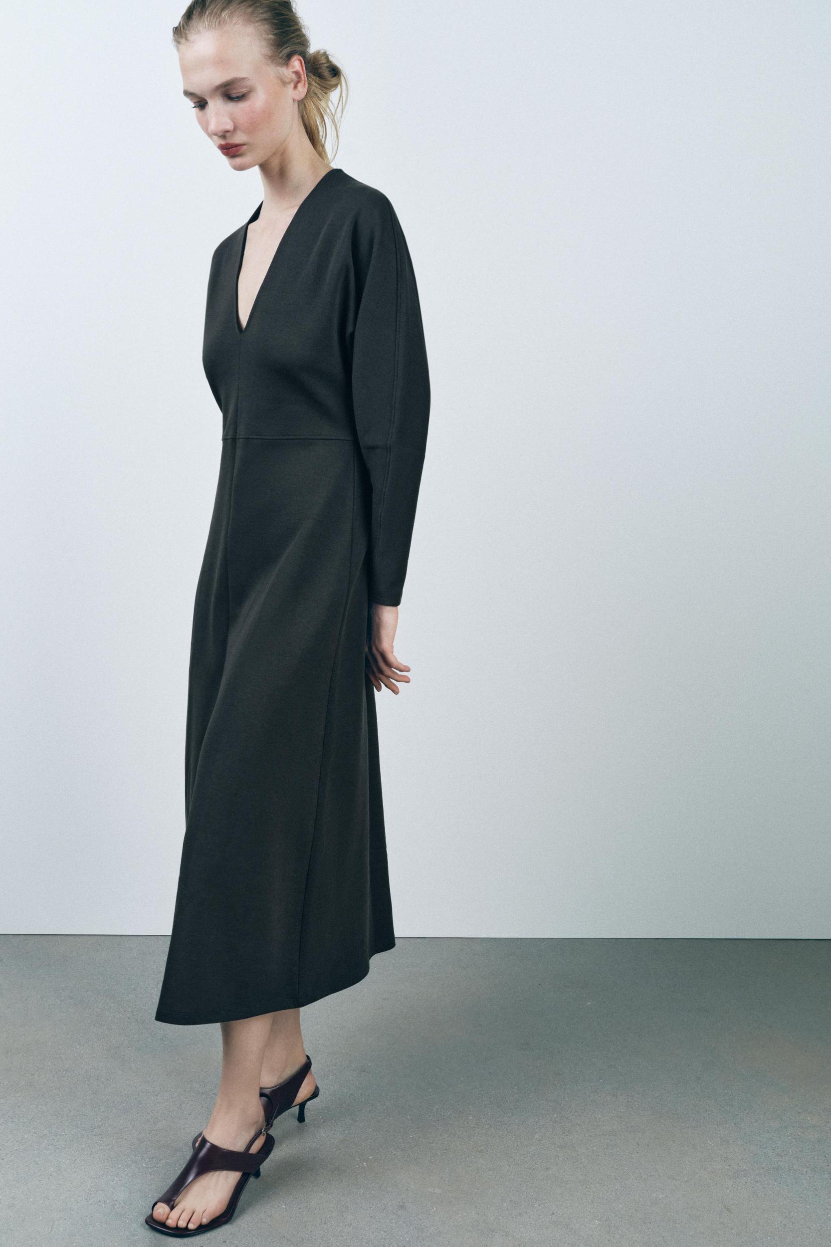 INTERLOCK MIDI DRESS Product Image