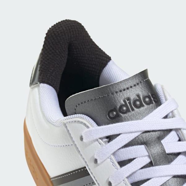 adidas Grand Court Cloudfoam Women's Lifestyle Tennis Shoes, Size: 9.5, Clear Pink Black Product Image