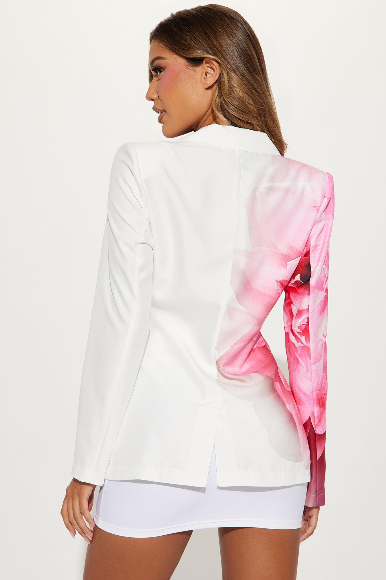 Blooming Blazer - Pink/combo Product Image