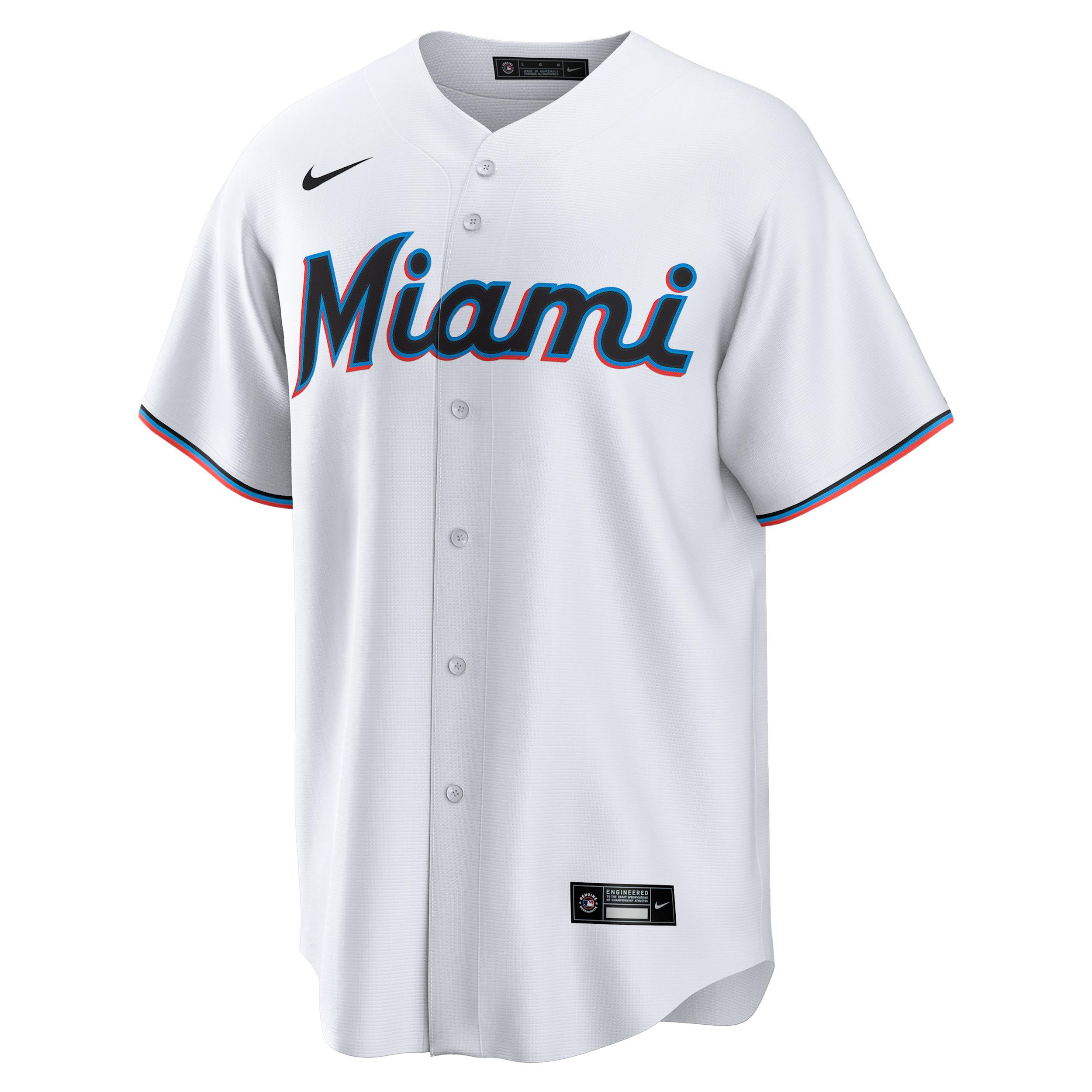 Sandy Alcantara Miami Marlins Nike Men's MLB Replica Jersey Product Image