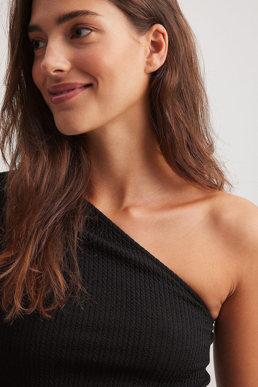 One Sleeve Jersey Top Product Image