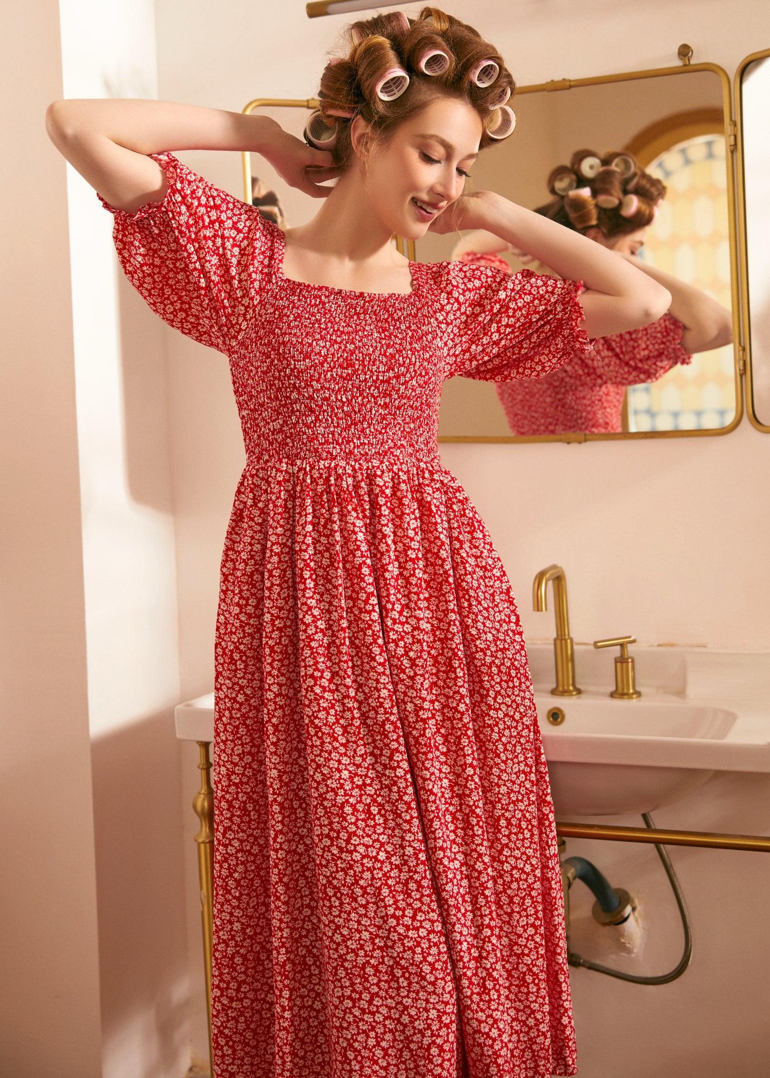 Lilting Love Short Sleeve Babydoll Dress Product Image