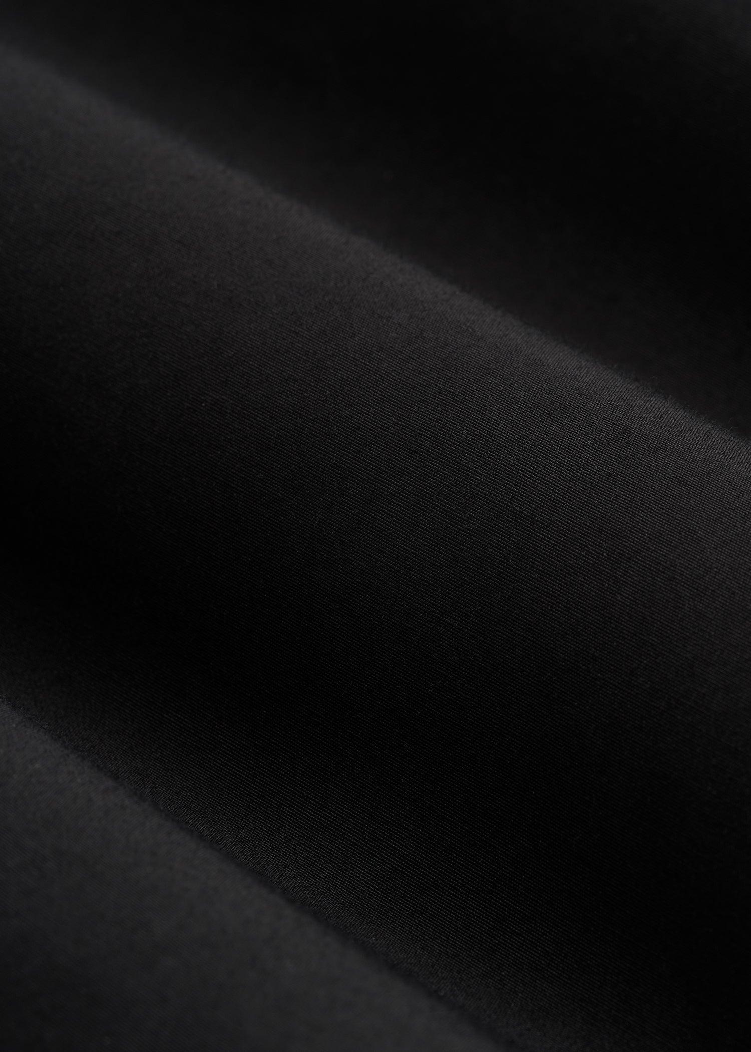 Minimalist Trench Coat for Tall Men in Black Product Image