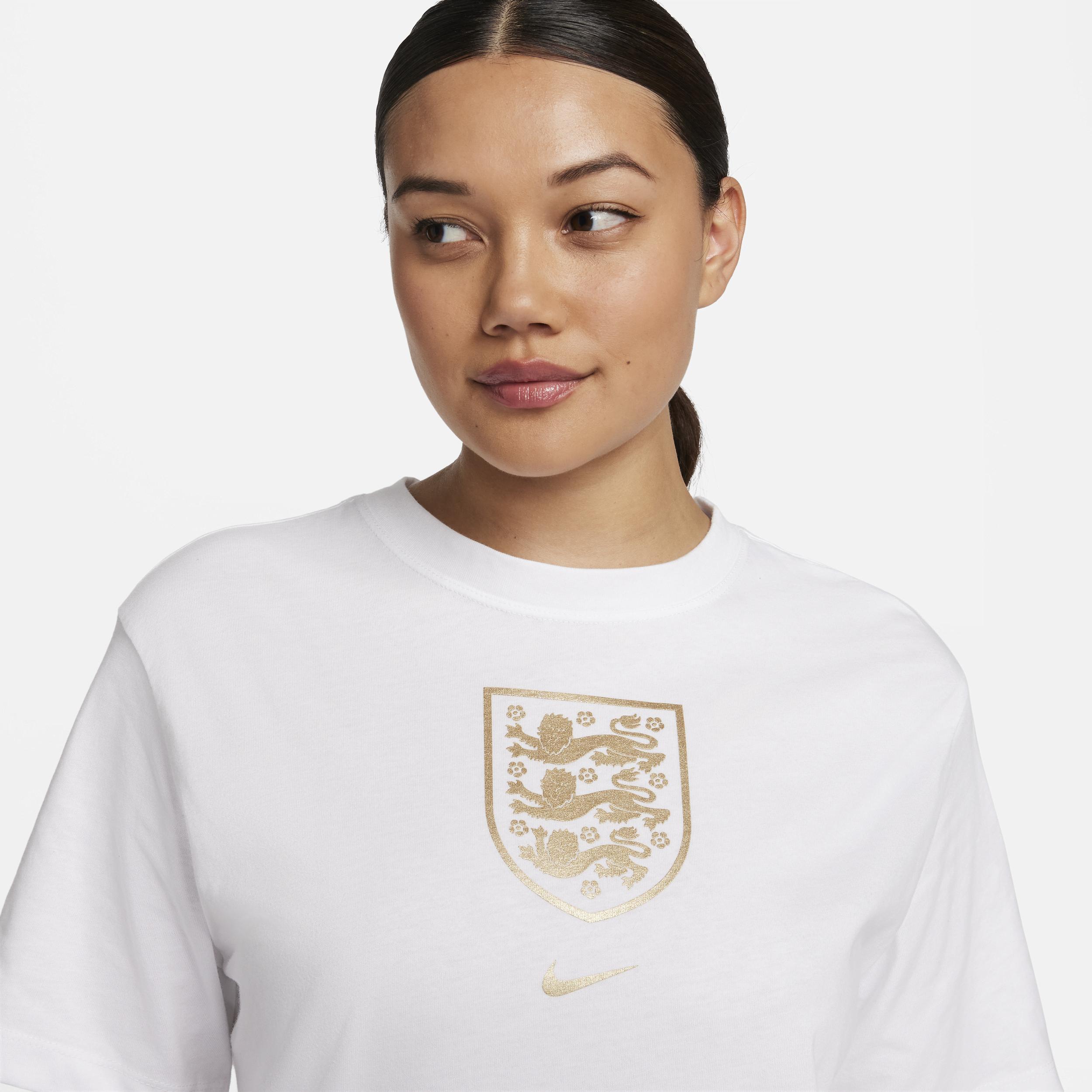 Womens Nike White England Womens National Team Crest Tri-Blend T-shirt Product Image