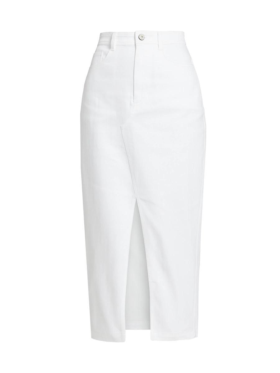 Womens Tana Denim Pencil Skirt Product Image