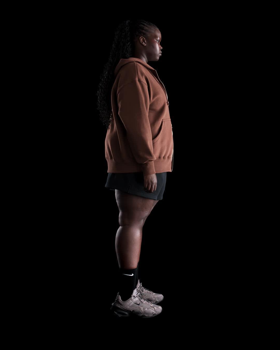 Nike Sportswear Phoenix Fleece Women's Oversized Full-Zip Hoodie (Plus Size) Product Image