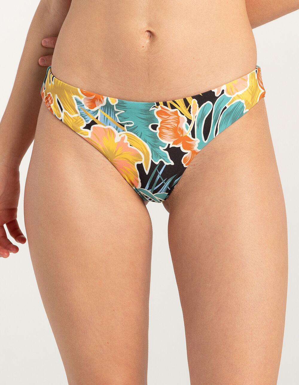VOLCOM Take It Easy Cheeky Bikini Bottoms - MULTI Product Image