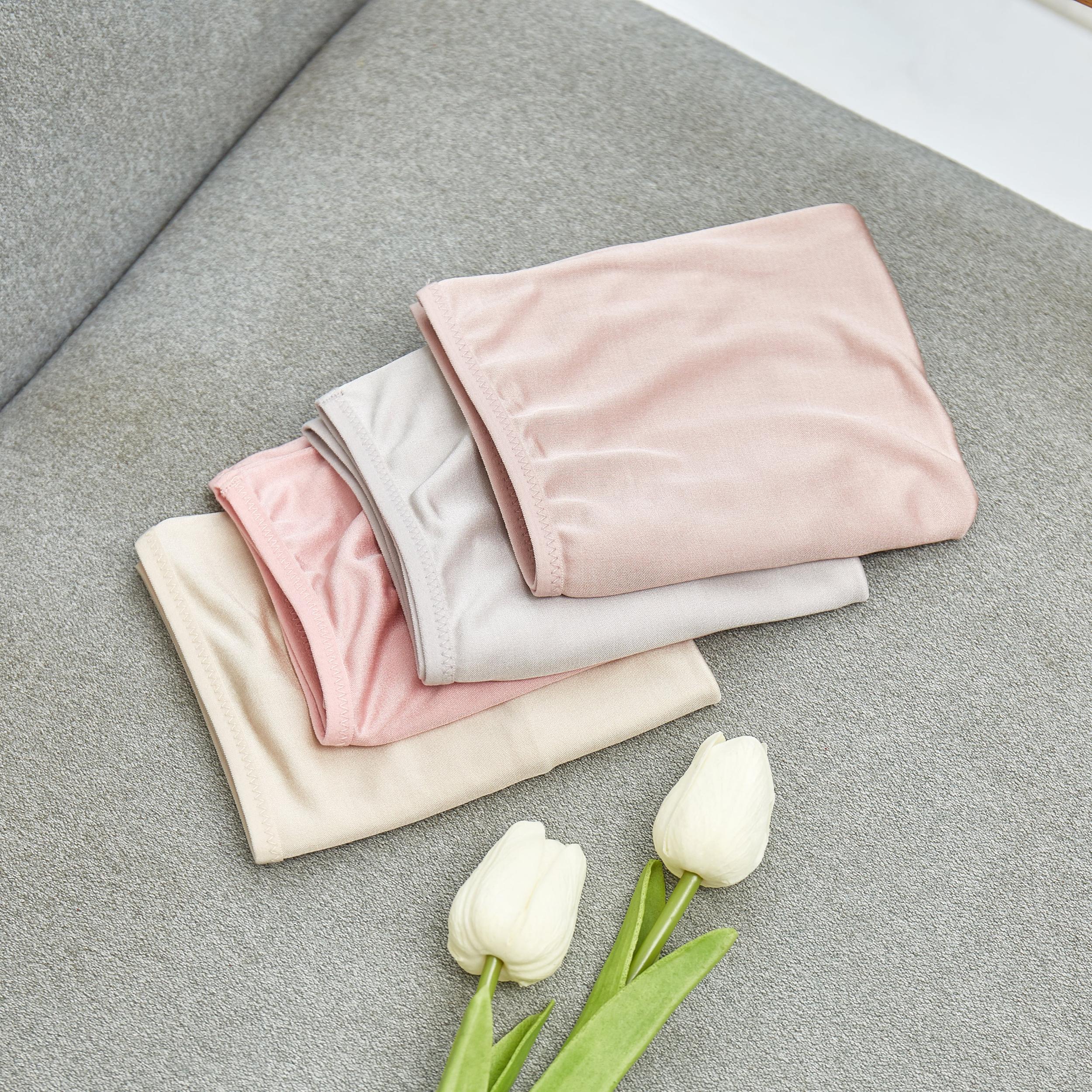 Knitted Silk High Rise French Cut Panties | Bourbon Milk Punch | Shimmer Collection Product Image
