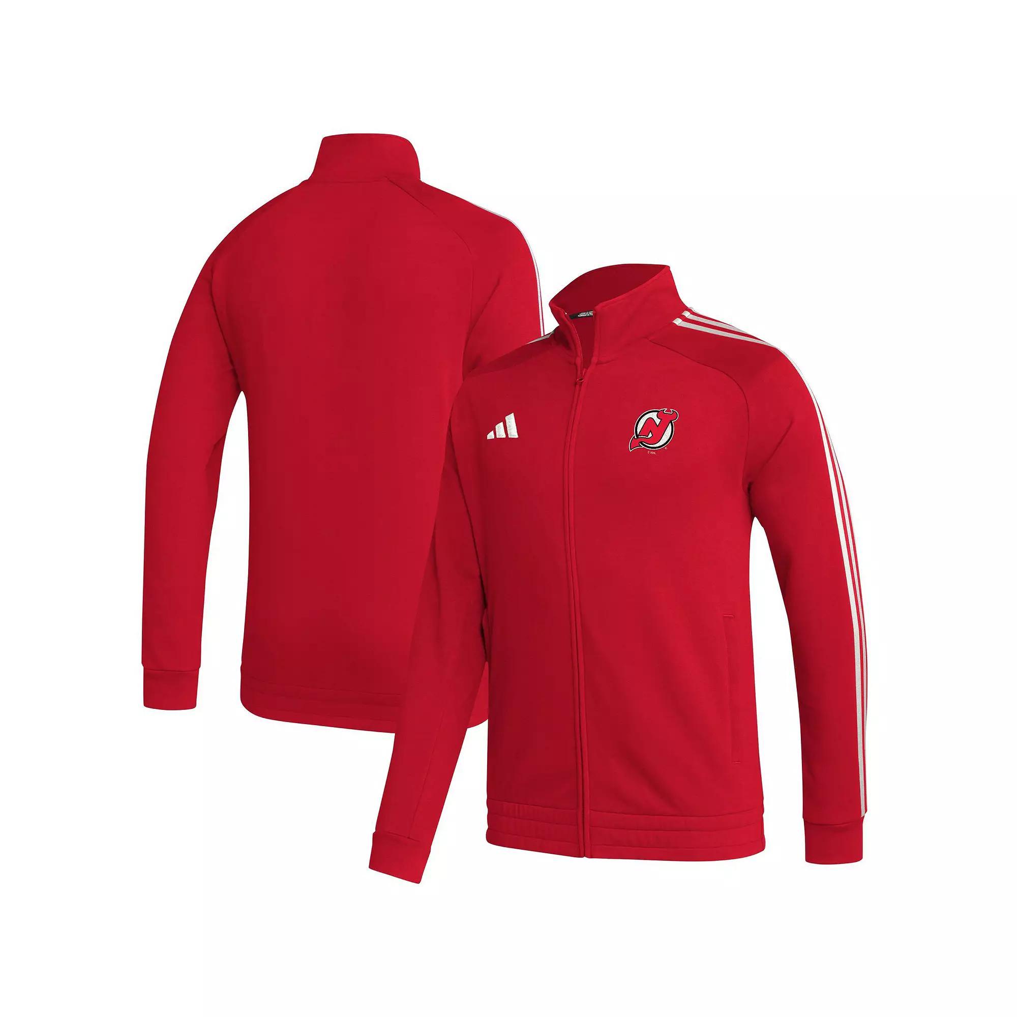 Mens adidas Minnesota Wild Raglan Full-Zip Track Jacket Product Image
