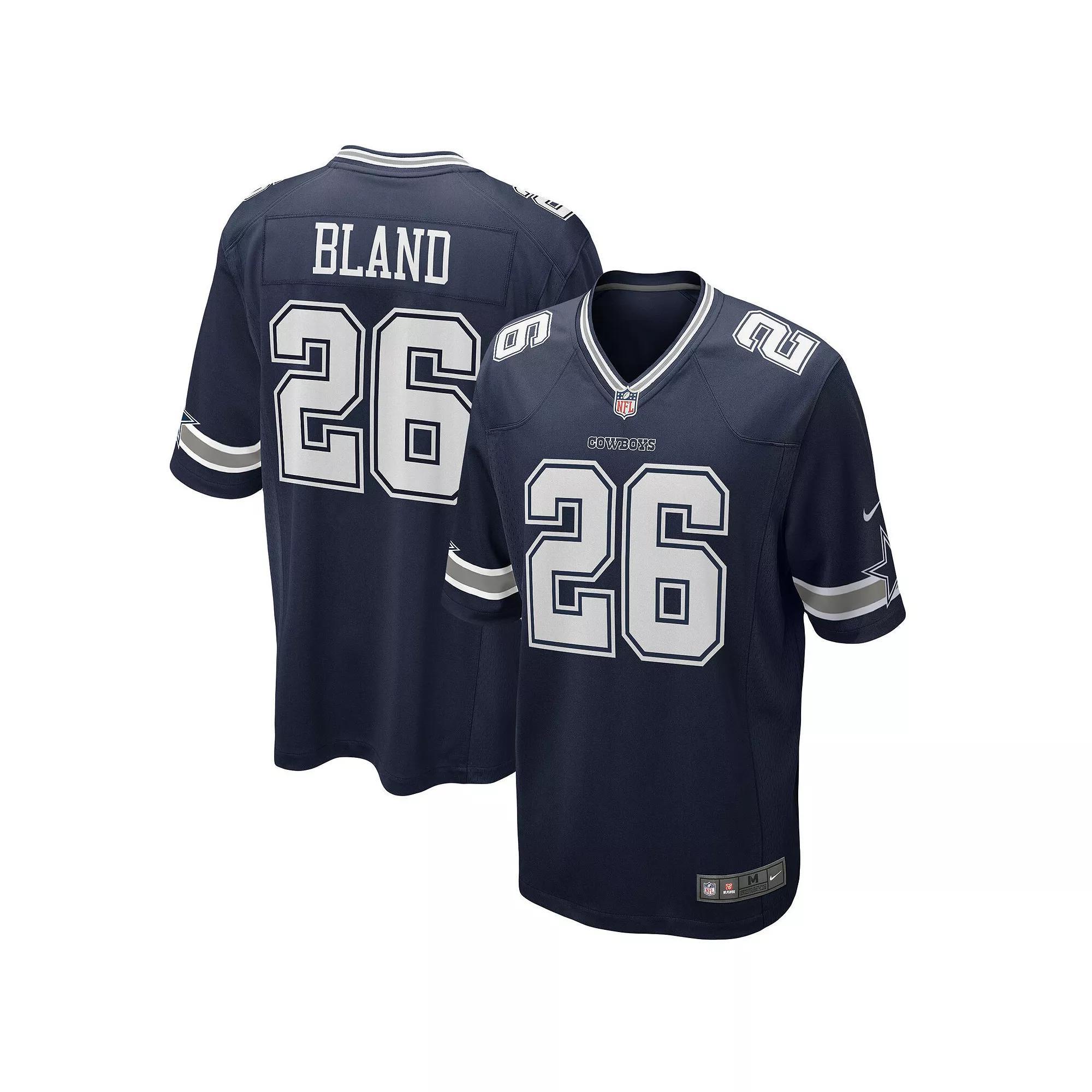 Men's Nike DaRon Bland Navy Dallas Cowboys Game Jersey, Size: Large, Blue Product Image