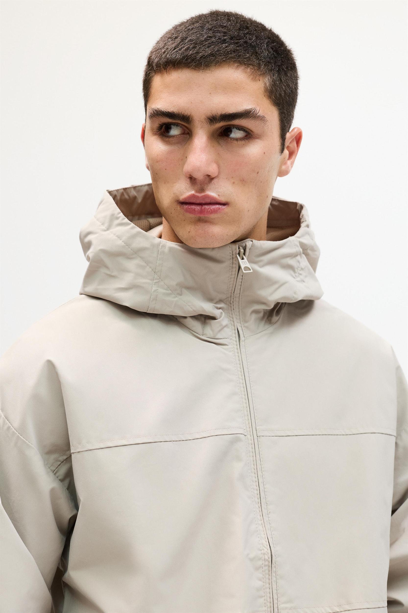 Color block raincoat Product Image