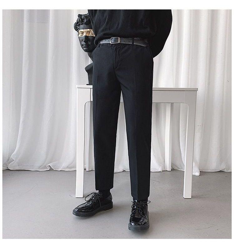 Cropped Straight Leg Pants Product Image