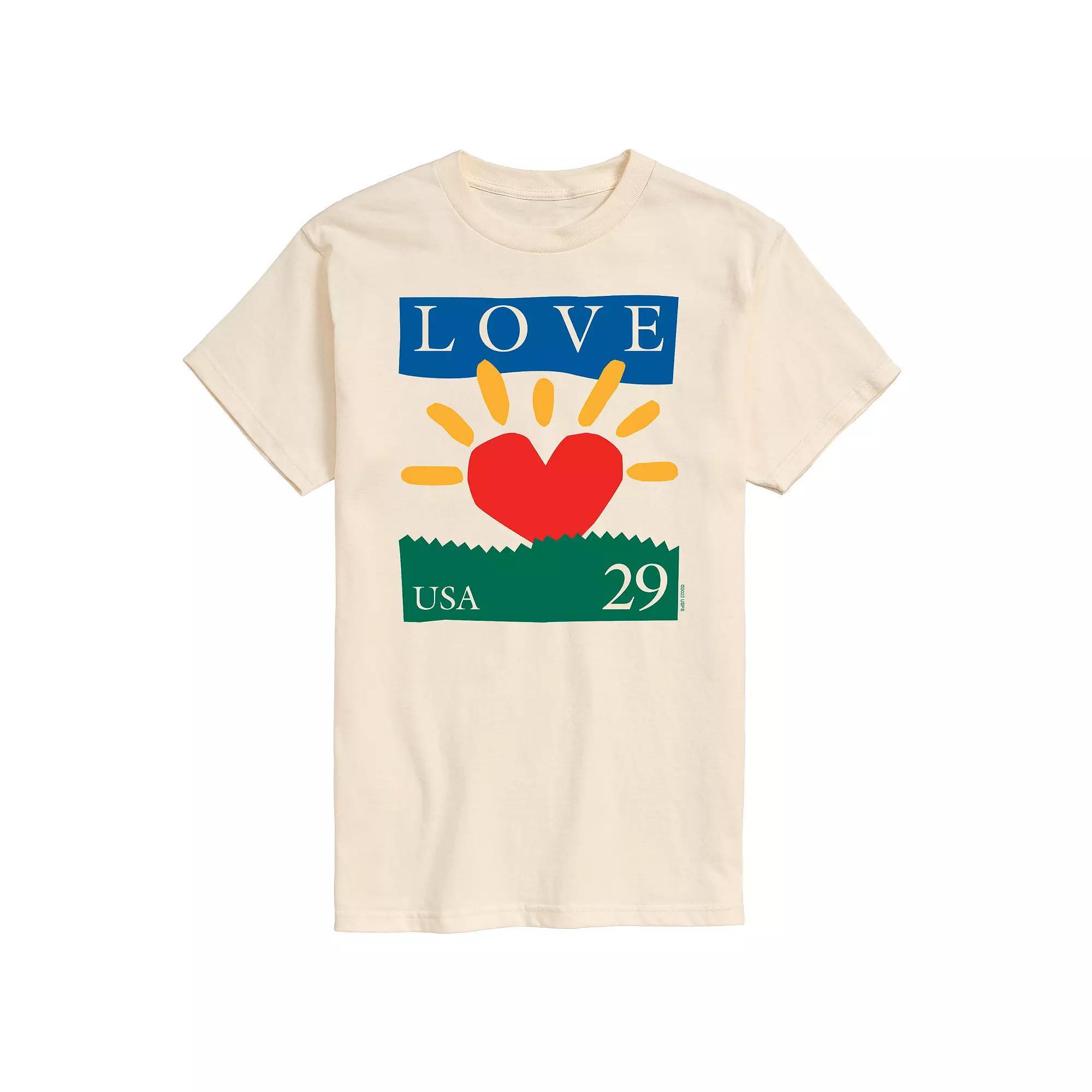 Mens USPS Love 29 Stamp Tee Product Image