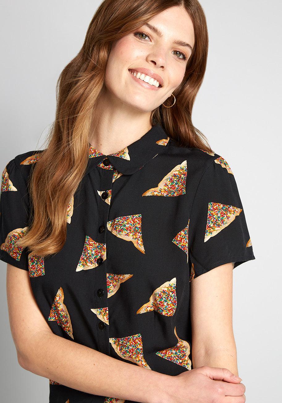 Making That Fairy Bread Button-Up Top Product Image