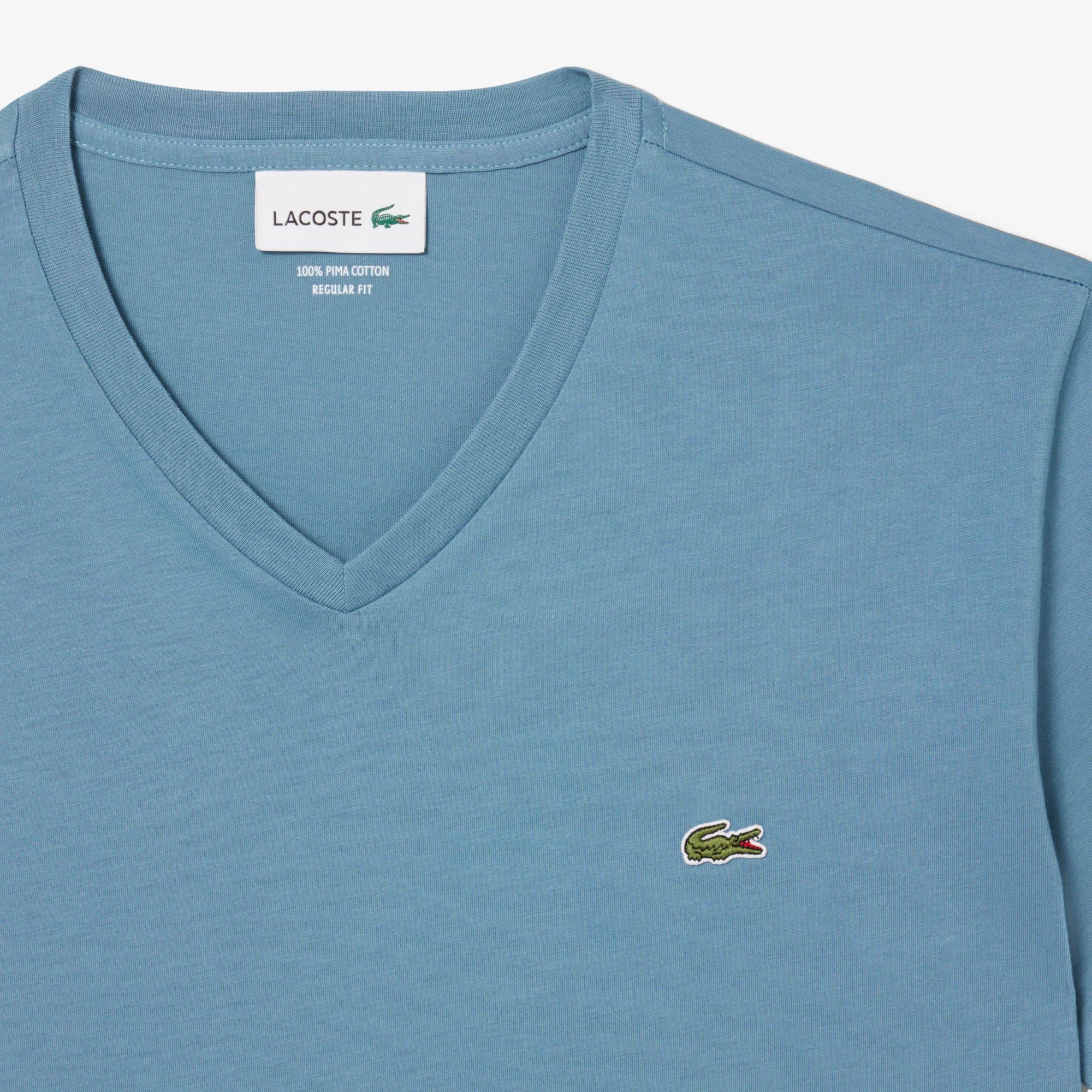 Men's Lightweight Pima Cotton V-Neck T-Shirt Product Image