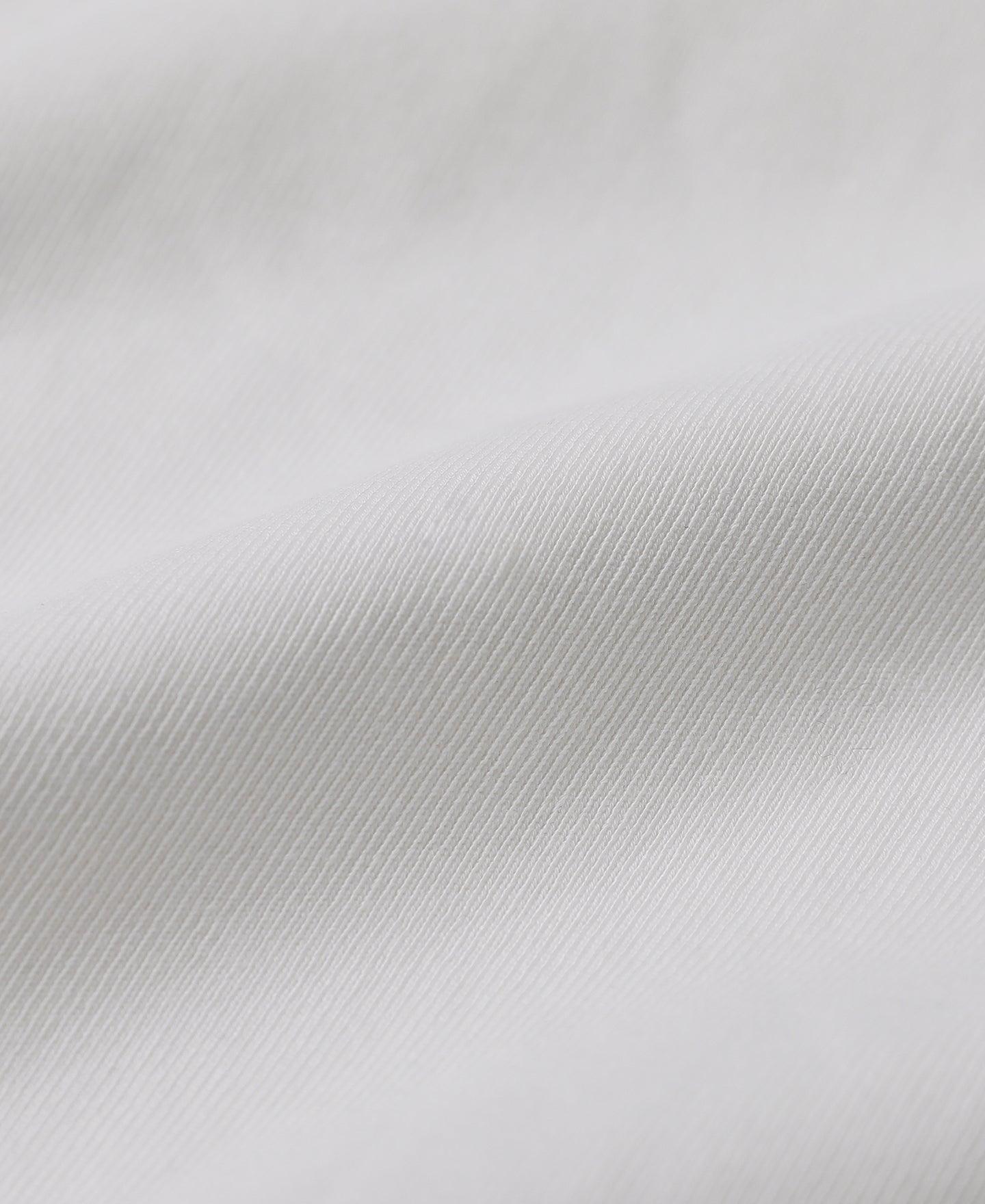 14 oz Side Closing Henley Shirt - White Product Image