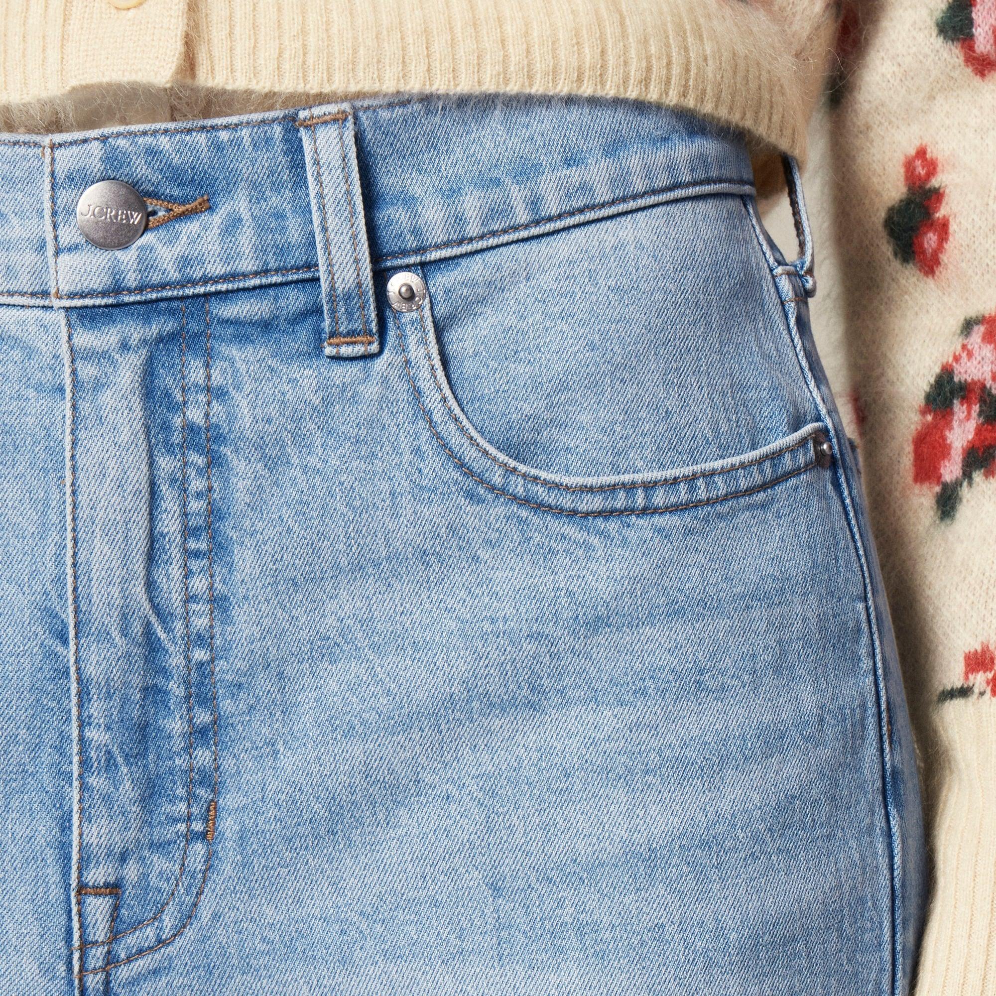 New high-rise denim trouser jean Product Image