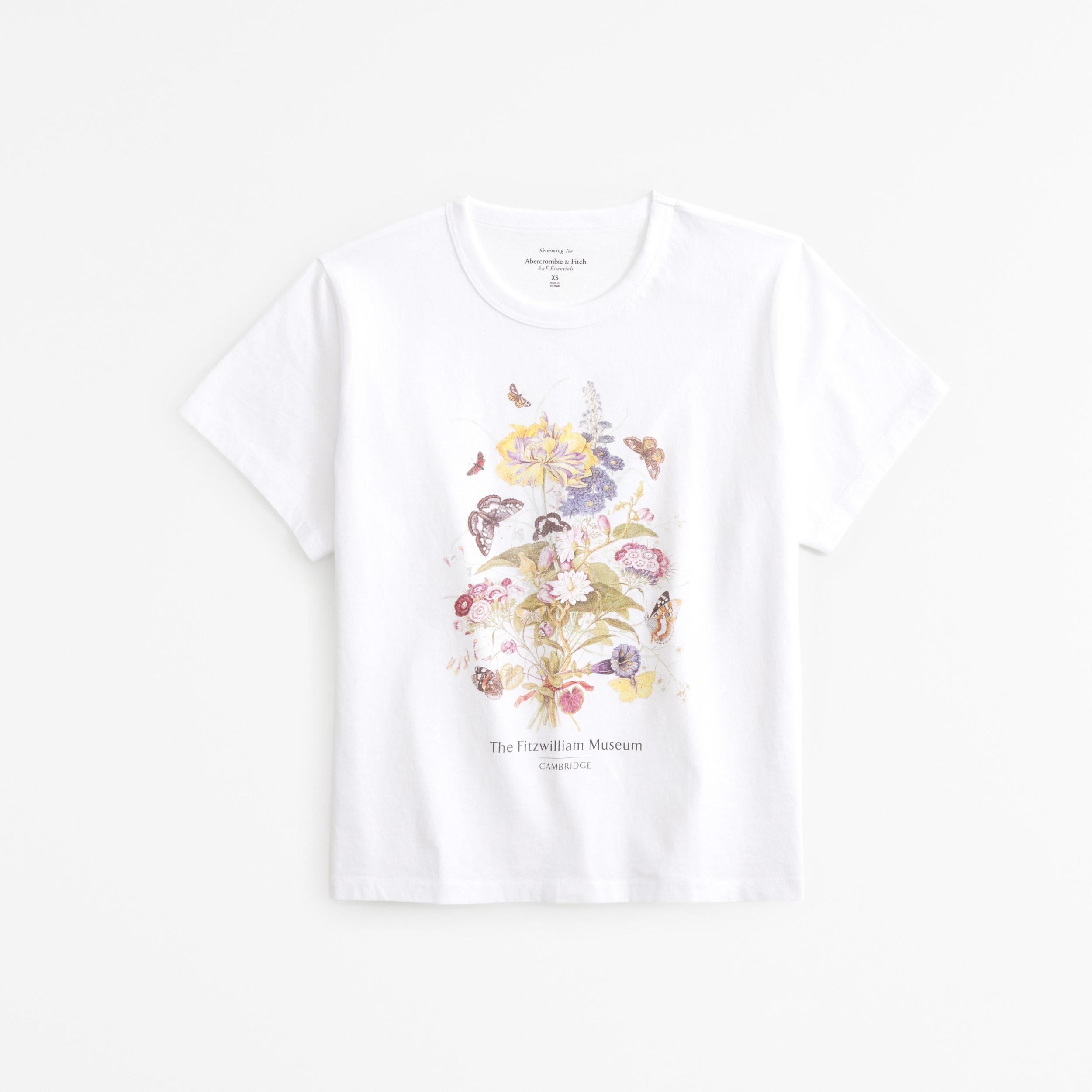 Short-Sleeve Fitzwilliam Museum Graphic Skimming Tee Product Image