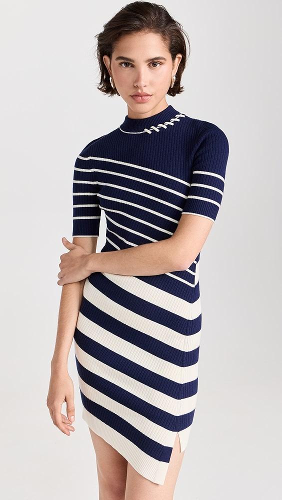 SIMKHAI Noah Mock Neck Mini Dress | Shopbop Product Image