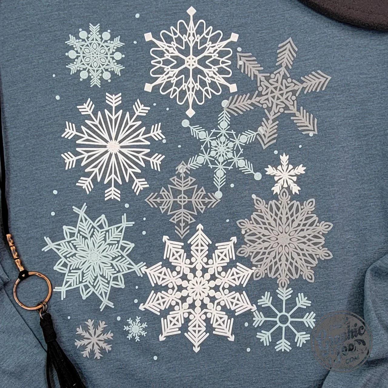 Kara Snowflake Long Sleeve Graphic T-Shirt Product Image