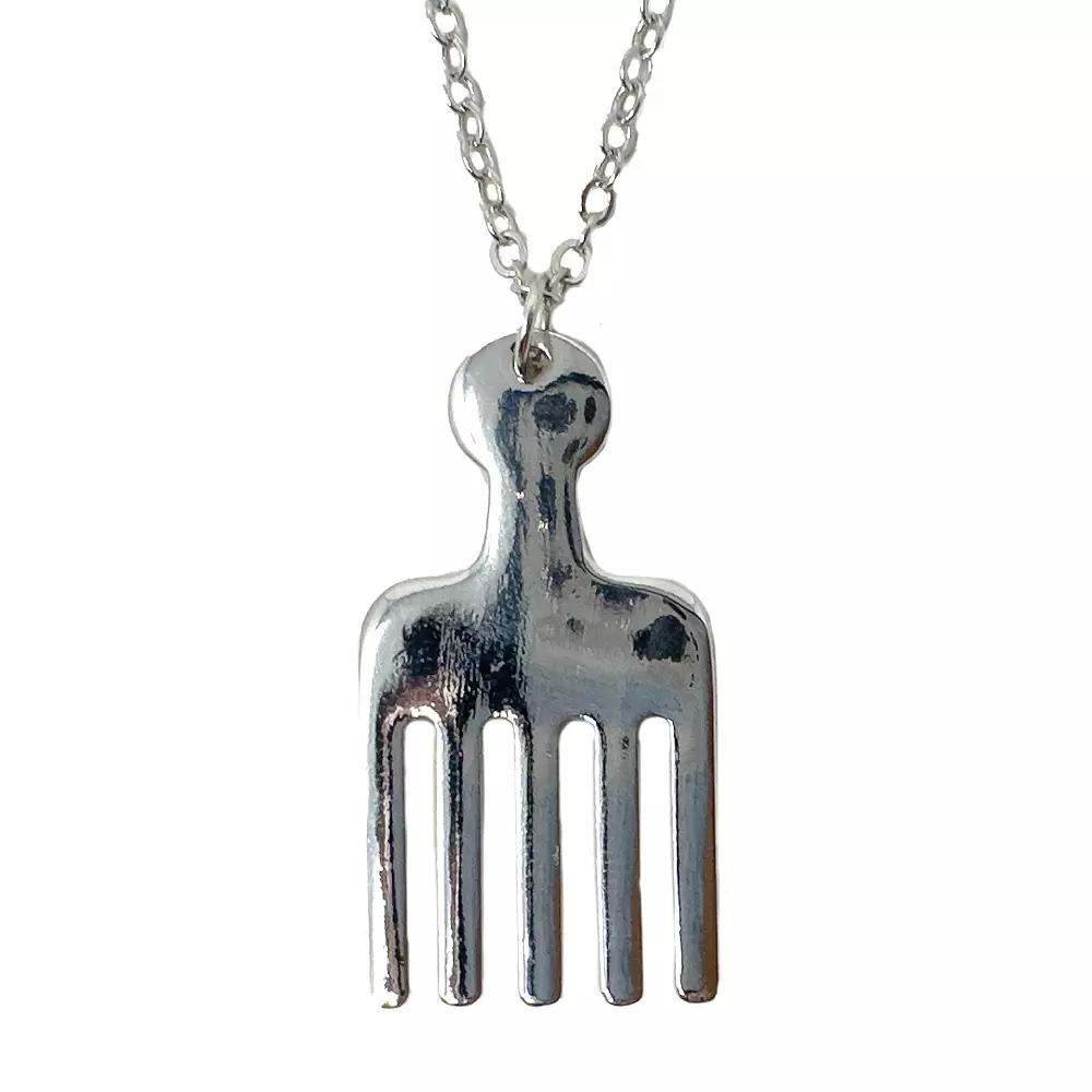 Legendary Rootz Pick Necklace, Womens, Silver Product Image