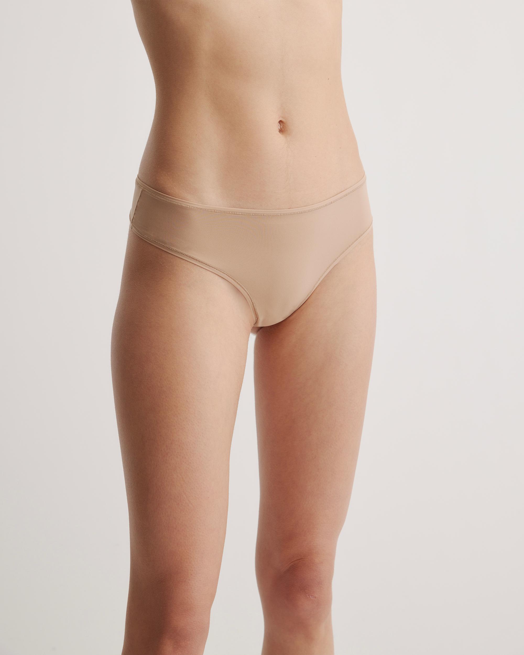 Quince | Women's Second Skin Thong Size XL, Nylon/Spandex Product Image