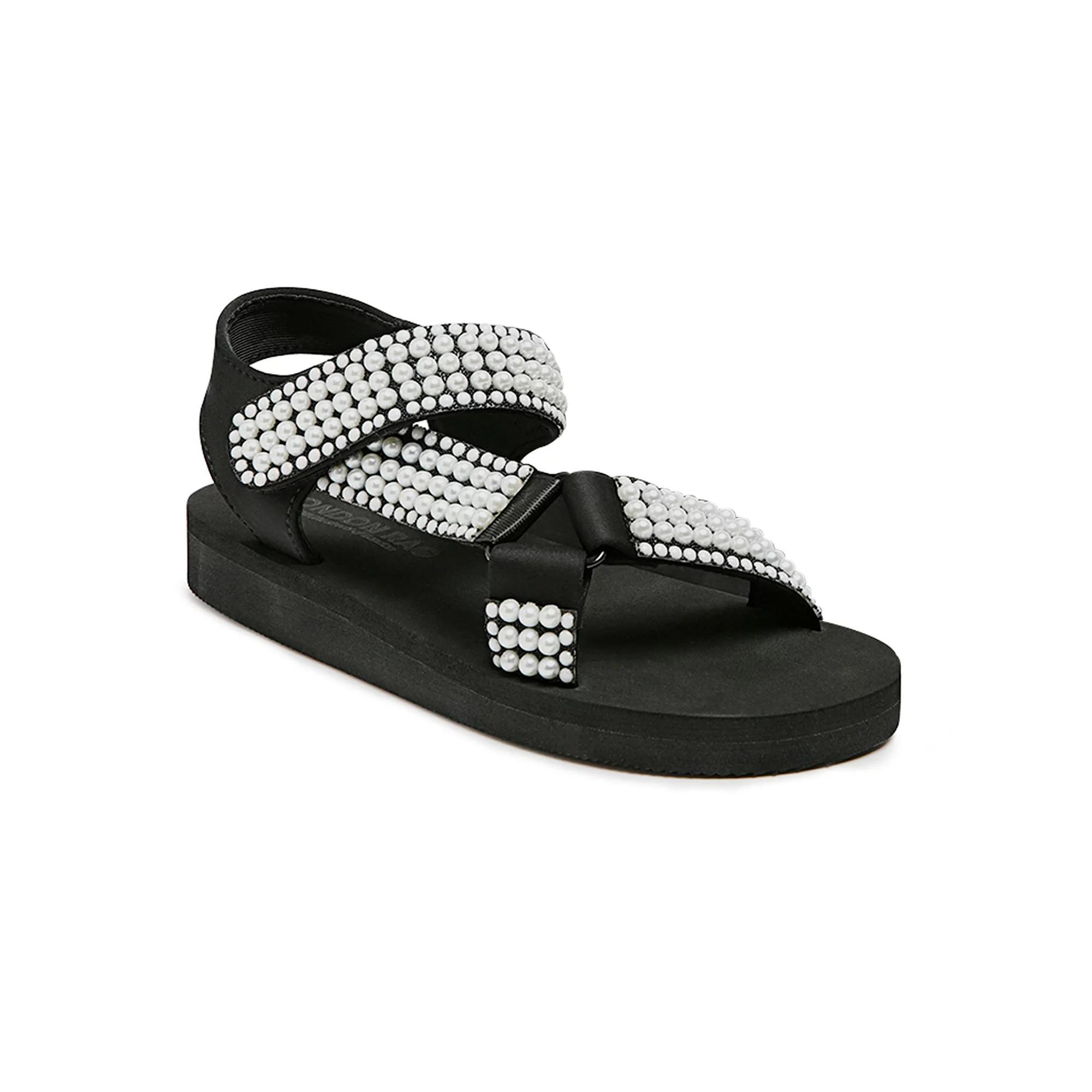 London Rag Floater Women's Sandals, Size: 5, Black Product Image