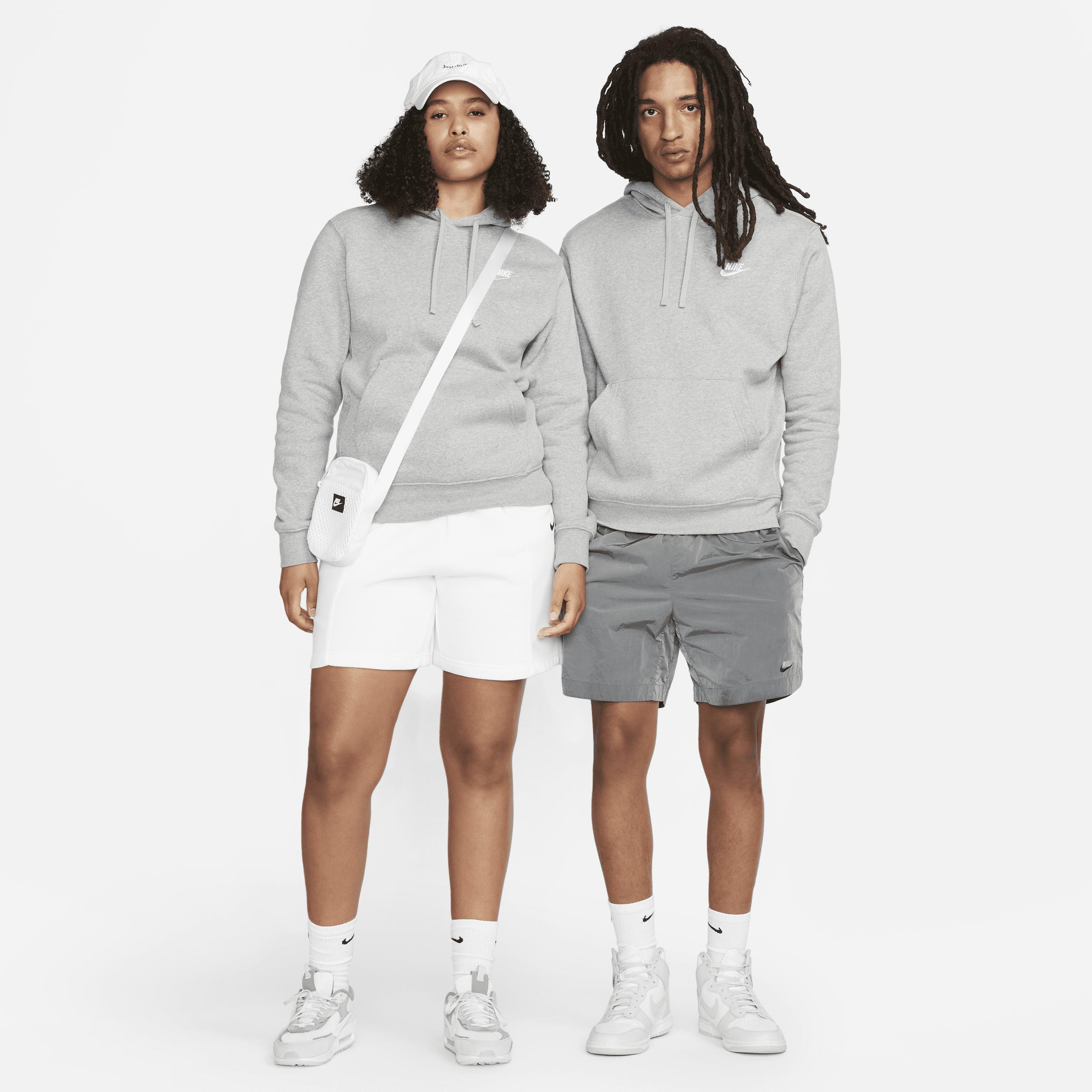 Mens Nike Sportswear Club Fleece Pullover Hoodie Dark Gray Grey Product Image