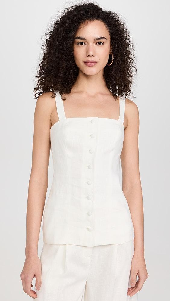 FAITHFULL THE BRAND Corbiere Vest | Shopbop Product Image