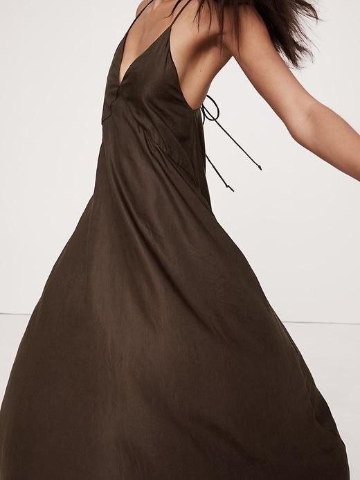 Viscose-Linen Maxi Dress Product Image