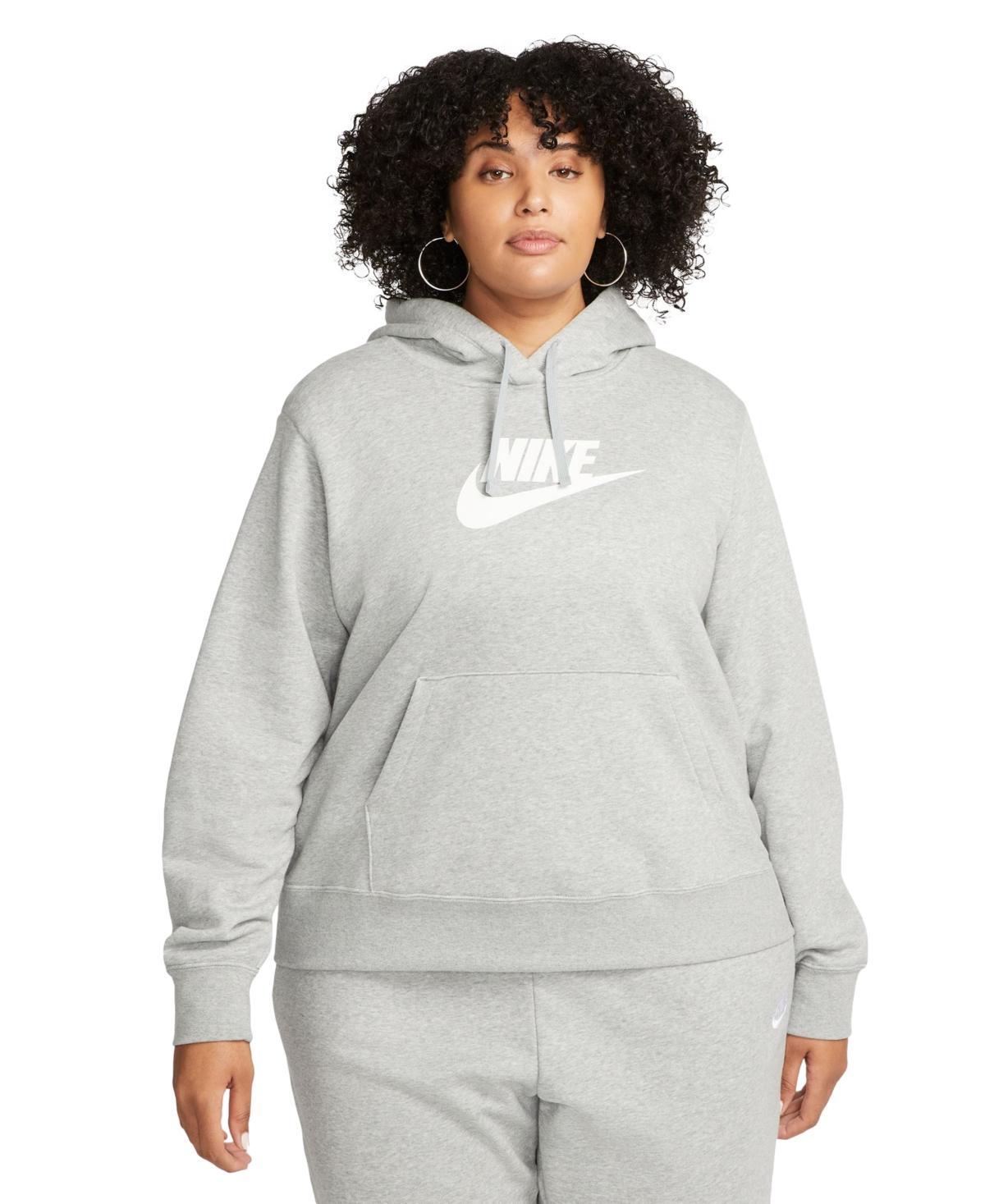 Nike Sportswear Club Fleece Women's Pullover Hoodie (Plus Size) Product Image