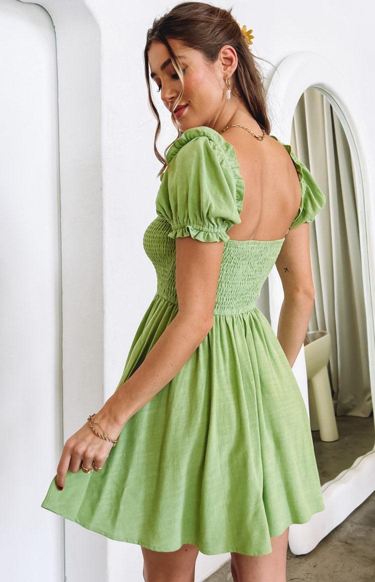 Kharis Green Mini Dress Product Image