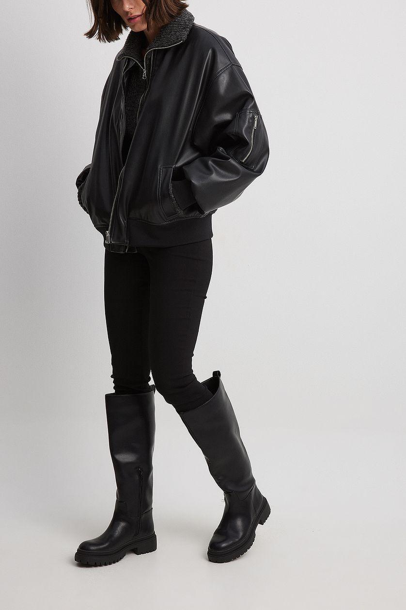 Profile Sole Shaft Boots Product Image